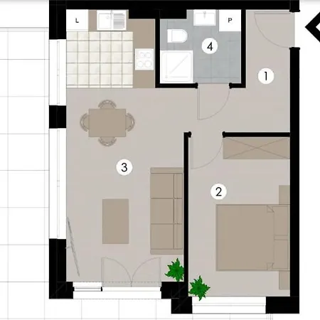 Hevenia 16 Przy Plazy , Taras Widokowy, Podziemny Parking