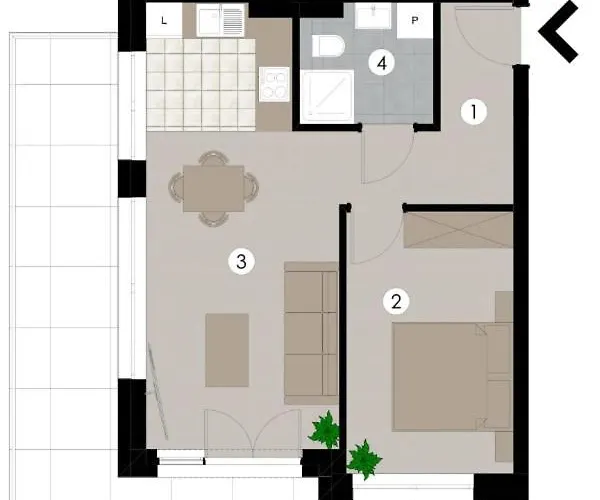 Hevenia 16 Przy Plazy , Taras Widokowy, Podziemny Parking